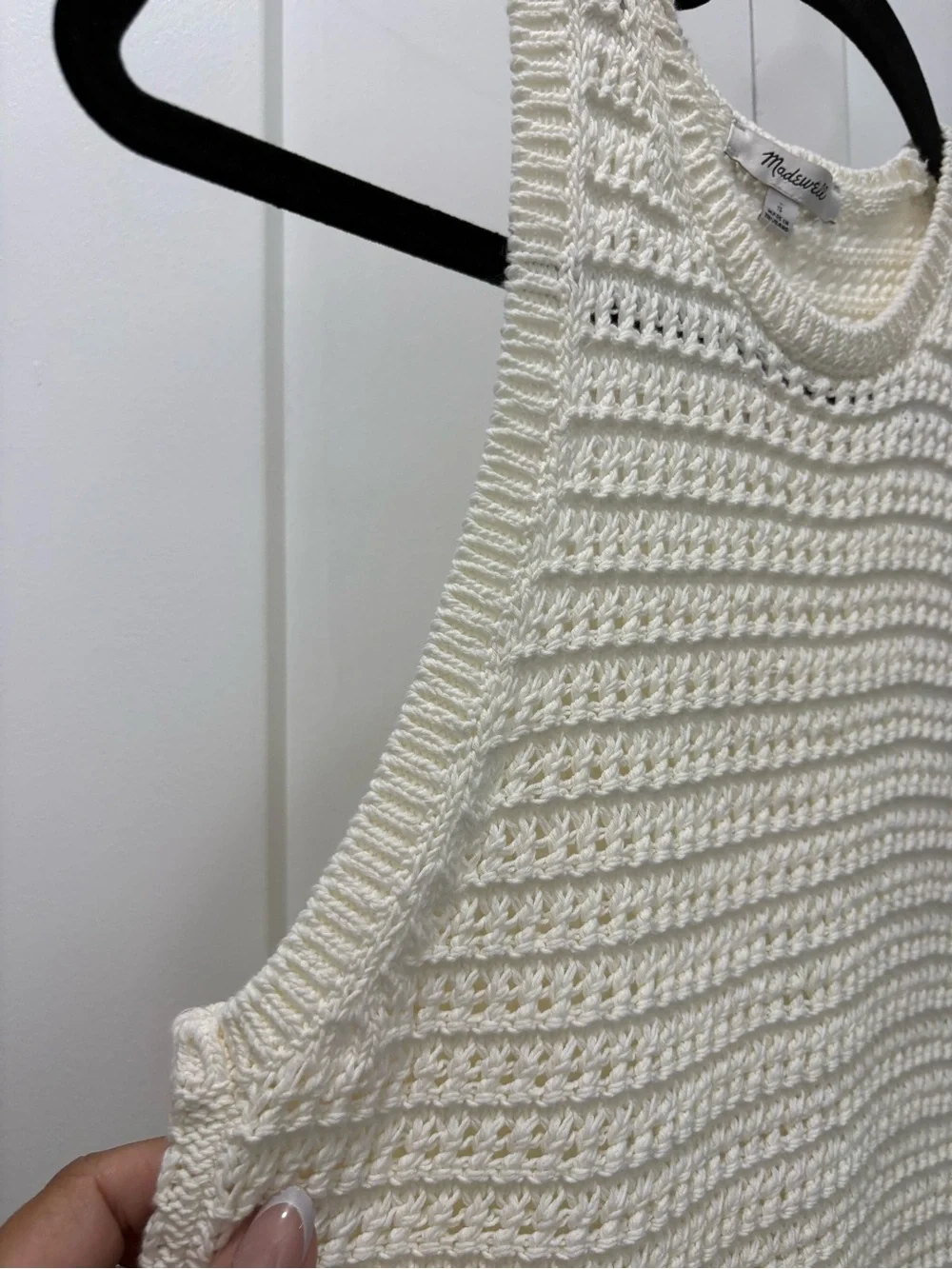 Madewell cream sleeveless